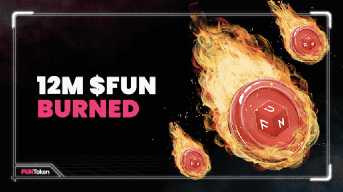 FUNToken Burns 12 Million $FUN in Deflationary Power Move